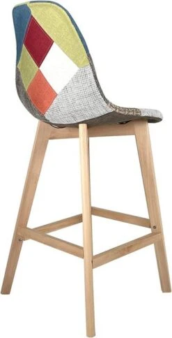 Chaise De Bar Patchwork SLICK (lot De 2) -VIDAXL || BeCo || Emma Soldes 6036ac5e34064f2b8e256064a5f8ec73