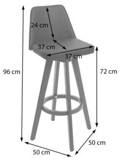 Tabouret De Bar HWC-C43 Pivotante -VIDAXL || BeCo || Emma Soldes 6461dedd051644708314532361f34370.cropped 175 48 1003 1343.processed