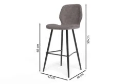 Lot De 2 Tabourets De Bar ETHAN -VIDAXL || BeCo || Emma Soldes 64d716c407b947928c92c5893f410782