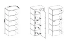 FURNIX Meuble Mural FERCI 300 -VIDAXL || BeCo || Emma Soldes 67e088d2257749d78a5e3995dadcfcf9