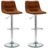 Chaises De Bar Mario Marron Lot De 2 1 Chaises De Bar Mario Marron Lot De 2 -VIDAXL || BeCo || Emma Soldes 68774dfa014f4881ade84202c7d6fed8
