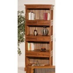 Etagère Bibliothèque 6 Tiroirs En Teck -VIDAXL || BeCo || Emma Soldes 6af552f8a8dd442cb88eba697c038297