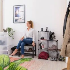 Système D'étagère 6 Compartiments Grille -VIDAXL || BeCo || Emma Soldes 6ed6457c7c1d49579121d3e4ae731645