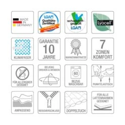 Matelas De Mousse Froide/gel Sleep Gel 2 8 Matelas De Mousse Froide/gel Sleep Gel 2 -VIDAXL || BeCo || Emma Soldes 7 zonen komfort kaltschaum gel matratze sleep gel 2 80 x 200cm h2 bis 80 kg 2656482