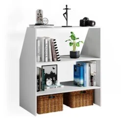 Étagère Sous Pente Blanc -VIDAXL || BeCo || Emma Soldes 7024ee7d758f4594959706eb60087047