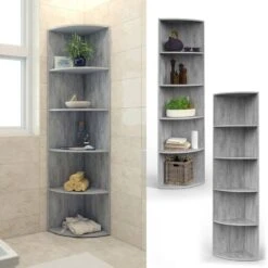 Étagère D’angle Ecki Blanc -VIDAXL || BeCo || Emma Soldes 703ddb18765144ea9e4b1850e71334f5