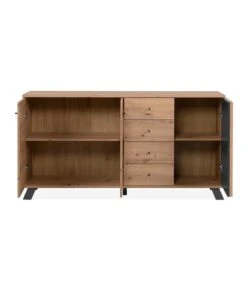 Buffet 3 Portes Et 4 Tiroirs - L160 Cm -VIDAXL || BeCo || Emma Soldes 75118acb24684a87ab030b7aabbcafc2