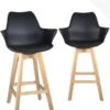 Chaise De Bar Scandinave MOTA (lot De 2) -VIDAXL || BeCo || Emma Soldes 7627e5fef334469ba476ce31a38e7299