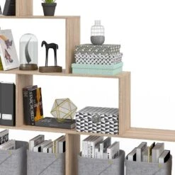 Étagère Escalier Asym Blanc -VIDAXL || BeCo || Emma Soldes 781319c666734c83bd6344c05978c208