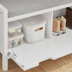 Banc De Rangement FSR97-W -VIDAXL || BeCo || Emma Soldes 789a0019334c407284b654ae4fc9abb7