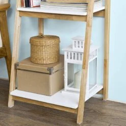 Bibliothèque Étagère échelle FRG162-N -VIDAXL || BeCo || Emma Soldes 79fd0b61d27e4ba7a3f271843a370abd