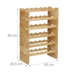 Porte-bouteilles Empilable En Bambou -VIDAXL || BeCo || Emma Soldes 7a1045e57e0043a79a4c371c700d7da0