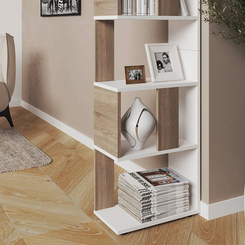 Etagère 45cm Sonoma/blanc 8 Etagère 45cm Sonoma/blanc – Image 6