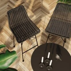 Tabouret De Bar Mandya 63cm (Lot De 2) 10 Tabouret De Bar Mandya 63cm (Lot De 2) -VIDAXL || BeCo || Emma Soldes 7ea16945a21945f3bf92006d40235e7c