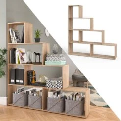 Étagère Escalier Asym Blanc -VIDAXL || BeCo || Emma Soldes 7ec7314aa8ab4ccf8ec1dd70bfd338d6