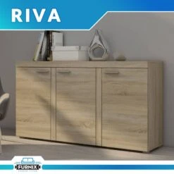 FURNIX Enfilade RIVAY 3F -VIDAXL || BeCo || Emma Soldes 7fad8becece746c1ae8d162533fad31a
