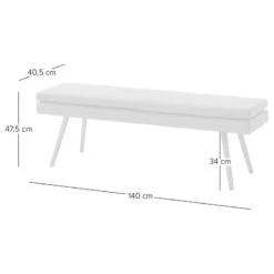 Banc NICHOLAS 35 Banc NICHOLAS -VIDAXL || BeCo || Emma Soldes 8000001095 230912 500 SKETCH DETAILS P000000008000001095 sketch