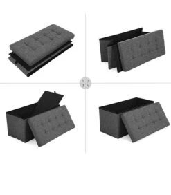 Coffre De Rangement Avec Couvercle L76cm -VIDAXL || BeCo || Emma Soldes 8013745dd3a0426eb9d010b8235548c2