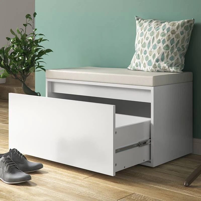 Banc à Chaussures Iker Blanc 5 Banc à Chaussures Iker Blanc – Image 3