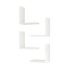 Lot De 4 étagères Murales Broby -VIDAXL || BeCo || Emma Soldes 87c2171759194ea788a7f28d3a9f84df