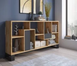 Bibliothèque LOFT Couleur Chêne Foncé -VIDAXL || BeCo || Emma Soldes 87d0167a790d4b5c946cd878889d9b95