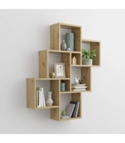 Étagère Murale 8 Compartiments - Laurio -VIDAXL || BeCo || Emma Soldes 88bb8a0f8f014a7c907489b0bab7ee15