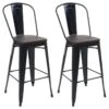 Tabouret De Bar HWC-A73 Métal (lot De 2) -VIDAXL || BeCo || Emma Soldes 8906ed43261f4bfbb26c9123a8dde40e