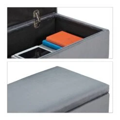 Banc En Velours Avec Espace De Rangement -VIDAXL || BeCo || Emma Soldes 8a429fbd622b4a01a6b8193280aa7a1d