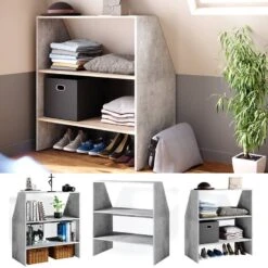 Étagère Sous Pente Béton -VIDAXL || BeCo || Emma Soldes 8baf6ad4cea84bce987889ee9dc7ed42