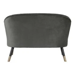 Leitmotiv Canapé 2 Places En Velours Ocre -VIDAXL || BeCo || Emma Soldes 91270d965371482a8d909be3a50fa86e