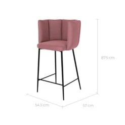 Tabouret De Bar Rosy 67cm (Lot De 2) -VIDAXL || BeCo || Emma Soldes 9fd78d17fff94620a4ac020b9e660bc3