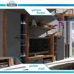 FURNIX Ensemble Meubles Rivay Sans LED -VIDAXL || BeCo || Emma Soldes 9feb4d1725f24b8e97d1c22eee09bab1