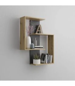 Etagère Murale 4 Tablettes Kreta -VIDAXL || BeCo || Emma Soldes a0745e64647645258437b7dd18bf4628