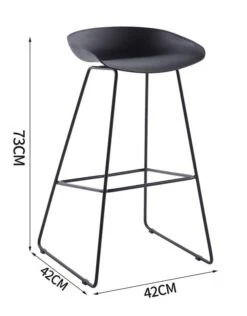 Lot De 4 Tabourets De Bar OSLO -VIDAXL || BeCo || Emma Soldes a3492e5b7e3c4cd5a53397f7132dd802