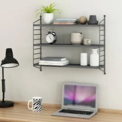 Étagère Murale Strängnäs à 3 Niveaux -VIDAXL || BeCo || Emma Soldes a4033fee589f41a58abfecc92f1a0ab3