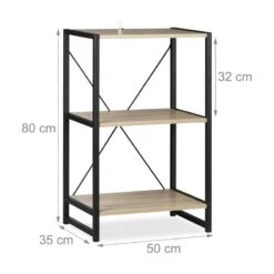 Etagère à Pieds à 3 étages -VIDAXL || BeCo || Emma Soldes a493fbef19b041ac96e9e2c1be8803ae
