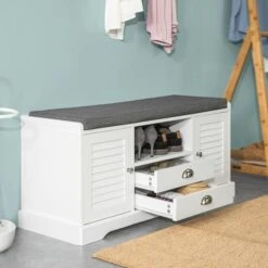 Coffre De Rangement FSR71-W -VIDAXL || BeCo || Emma Soldes a6e59b21f2d44adcaf45fa7d61f44605