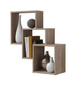 Étagère Murale Avec 3 Compartiments Fibi