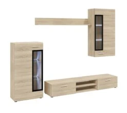FURNIX Ensemble Meubles TINNA Avec LED