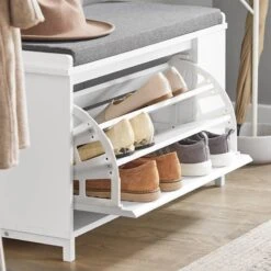 Banc à Chaussures FSR105-W -VIDAXL || BeCo || Emma Soldes aaa9149dac5c4d22b3d09116d773fc6f