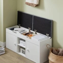 Banc à Chaussures FSR96-W 15 Banc à Chaussures FSR96-W -VIDAXL || BeCo || Emma Soldes aab23a3bf1624f2d9585bff1204bbabb