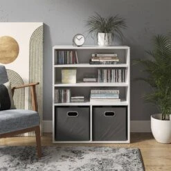 Étagère Enfant Luigi Blanc Pour 2 Boîtes -VIDAXL || BeCo || Emma Soldes af35b30a6575431c8679603379a6ea50