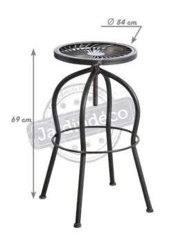 Tabouret Haut Pivotant En Métal -VIDAXL || BeCo || Emma Soldes b06ac983df4e4607a6766b4bb98b3739.cropped 281 172 455 647.processed