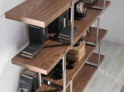 Etagère En Bois Et Verre Noir -VIDAXL || BeCo || Emma Soldes b094c491554b45a9842ab4dcd726df80