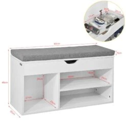 Banc De Rangement à Chaussures FSR45-HG 11 Banc De Rangement à Chaussures FSR45-HG -VIDAXL || BeCo || Emma Soldes b0f7945d230e4897a92705e8eb90323f
