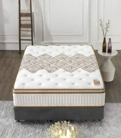 Matelas Ressorts Ensachés 200x200x28cm 9 Matelas Ressorts Ensachés 200x200x28cm -VIDAXL || BeCo || Emma Soldes b272bd2df1544865879345ccc26262ec