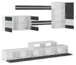 Meuble Salon Ilumin.LED Blanc/Noir Laqué -VIDAXL || BeCo || Emma Soldes b89ceeed9f554862a55f851cbedbcaa5.cropped 0 26 3129 2681.processed