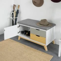 Banc De Rangment FSR92-W 12 Banc De Rangment FSR92-W -VIDAXL || BeCo || Emma Soldes ba2f8795abdf450d97cf2568bed2fd78