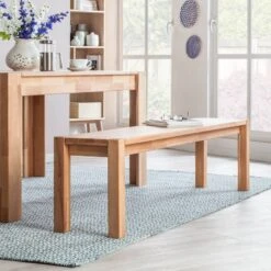 Banc RichWOOD -VIDAXL || BeCo || Emma Soldes bank richwood kernbuche massiv 180 x 35 cm 3370913