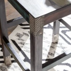 Tabouret De Bar Goa -VIDAXL || BeCo || Emma Soldes barhocker goa akazie mango teilmassiv mehrfarbig 4017872